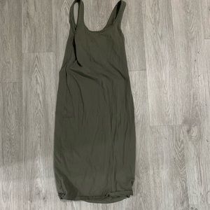 Army Green Maxi Dress